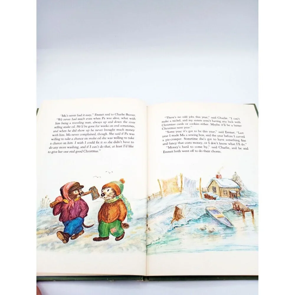 Emmet Otter’s Jug-Band Christmas HC Book 1971 Russell Hoban Lillian Hoban Henson - Picture 11 of 16